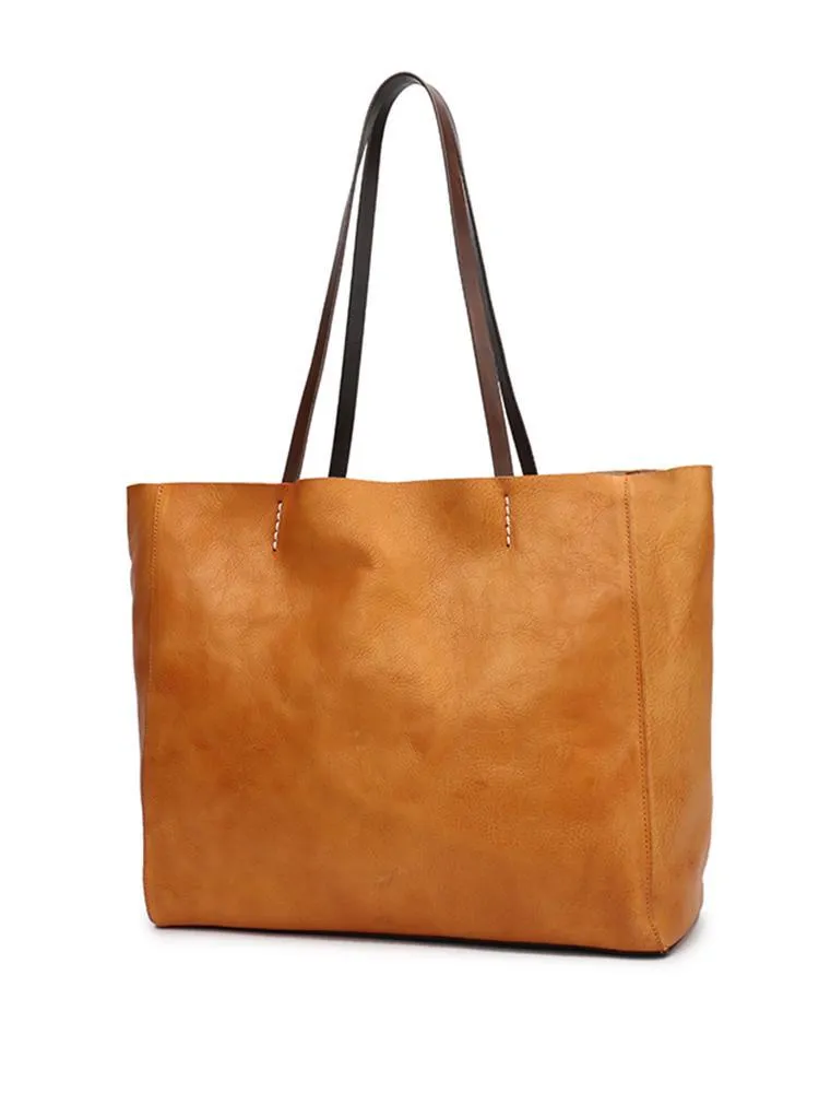 17" Black Ladies Leather Tote Bags Womens Tote Purses Large Black Tote Shoulder Bag