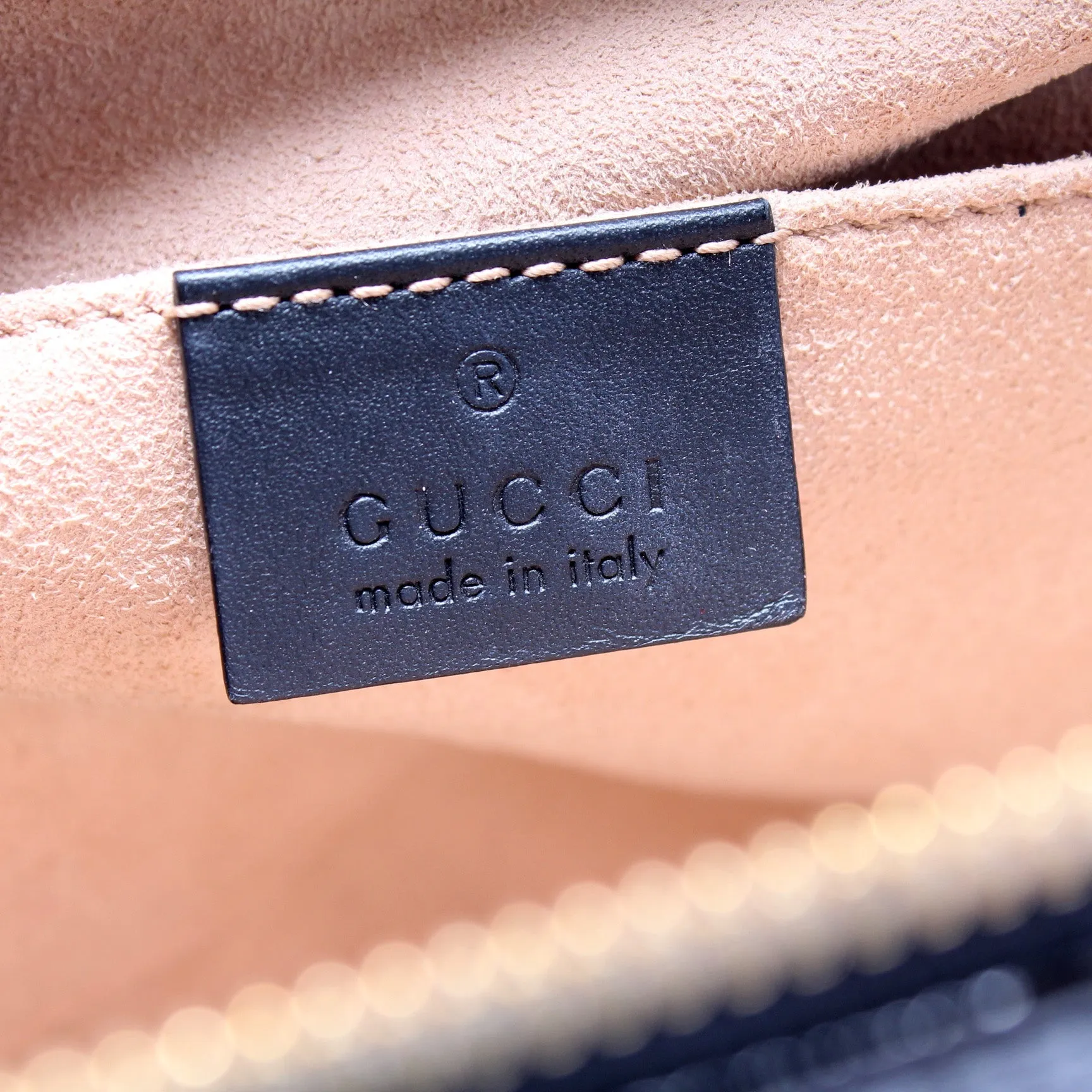 547551 Ophidia Small Tote Suede
