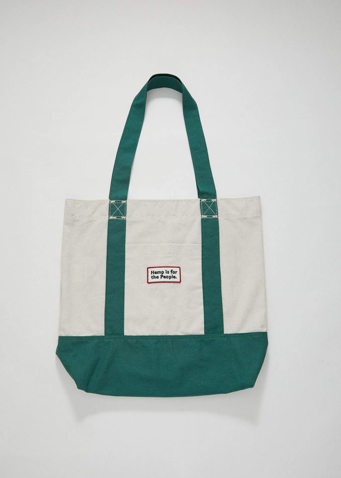 Afends Unisex For The People - Hemp Tote Bag - Moonbeam