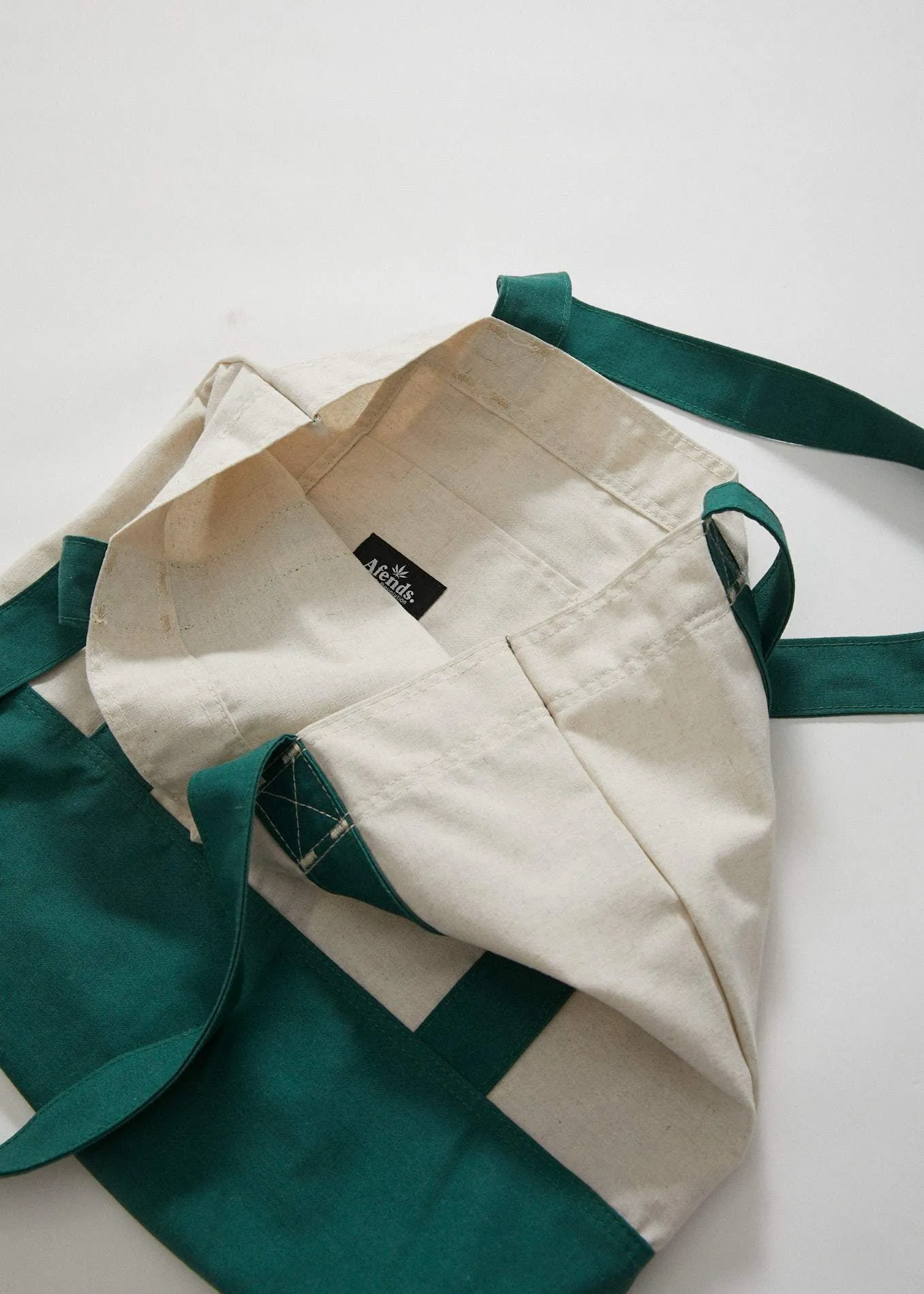 Afends Unisex For The People - Hemp Tote Bag - Moonbeam