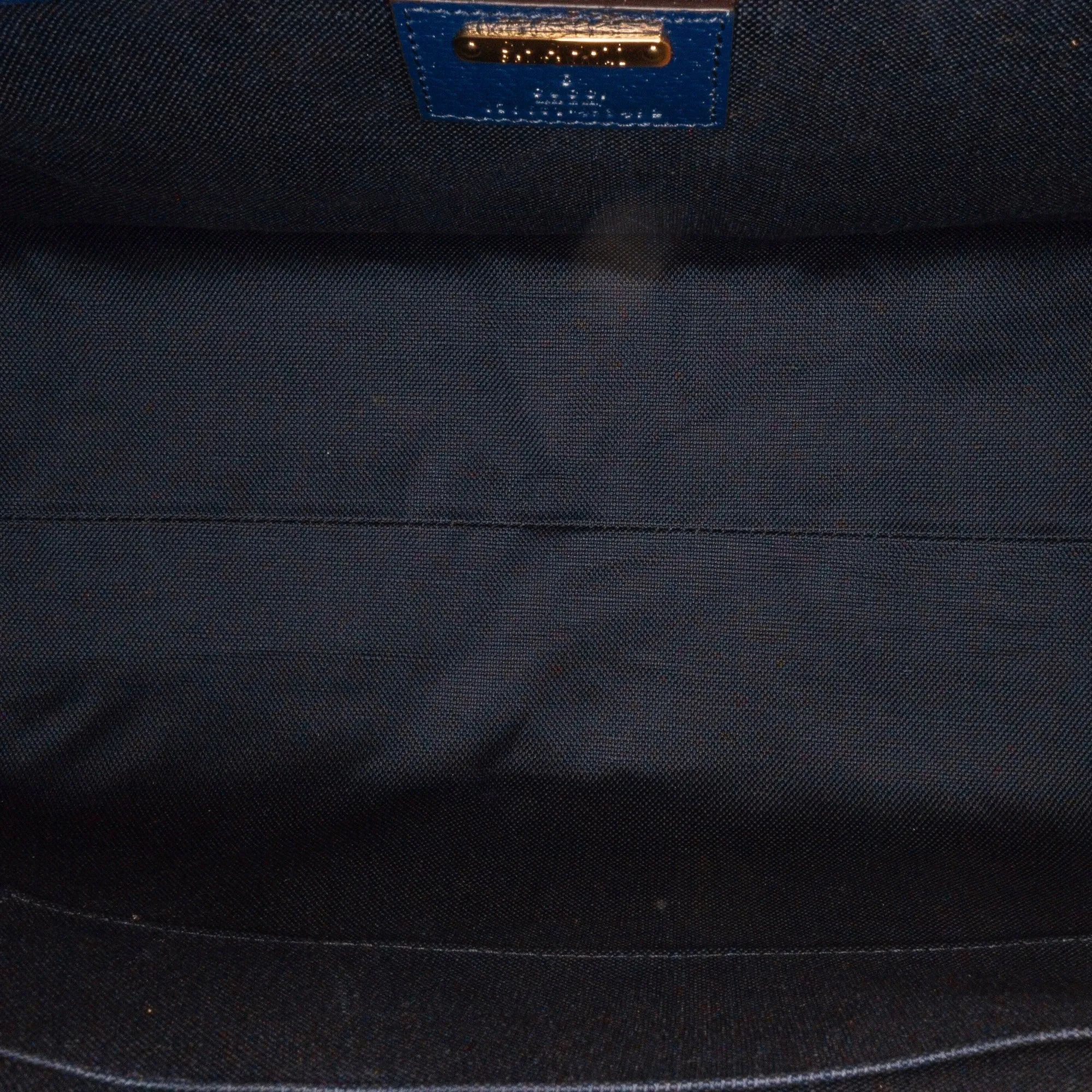 Blue Gucci Medium GG Supreme Kaleidoscope 100 Ophidia Tote