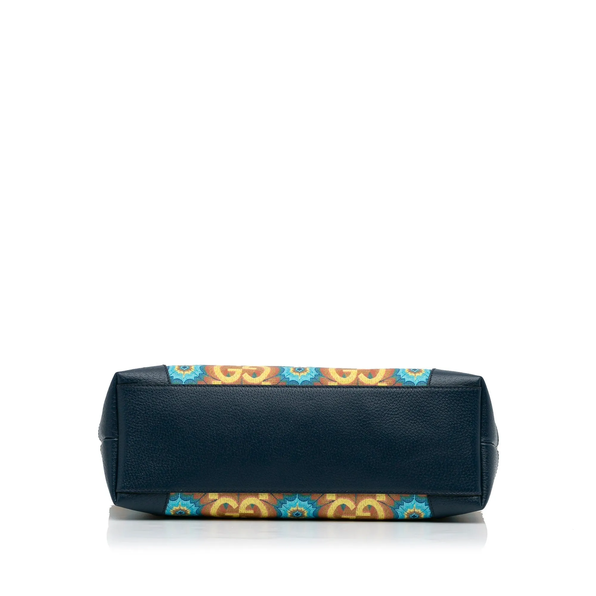 Blue Gucci Medium GG Supreme Kaleidoscope 100 Ophidia Tote