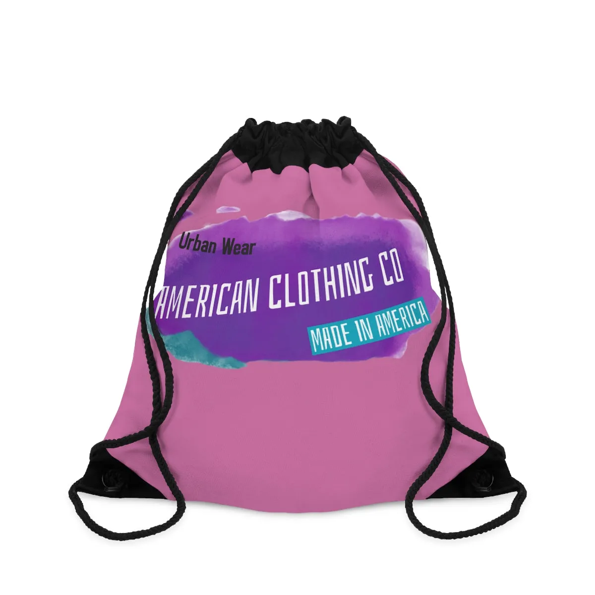 Drawstring Bag ( American Clothing Company Pink )