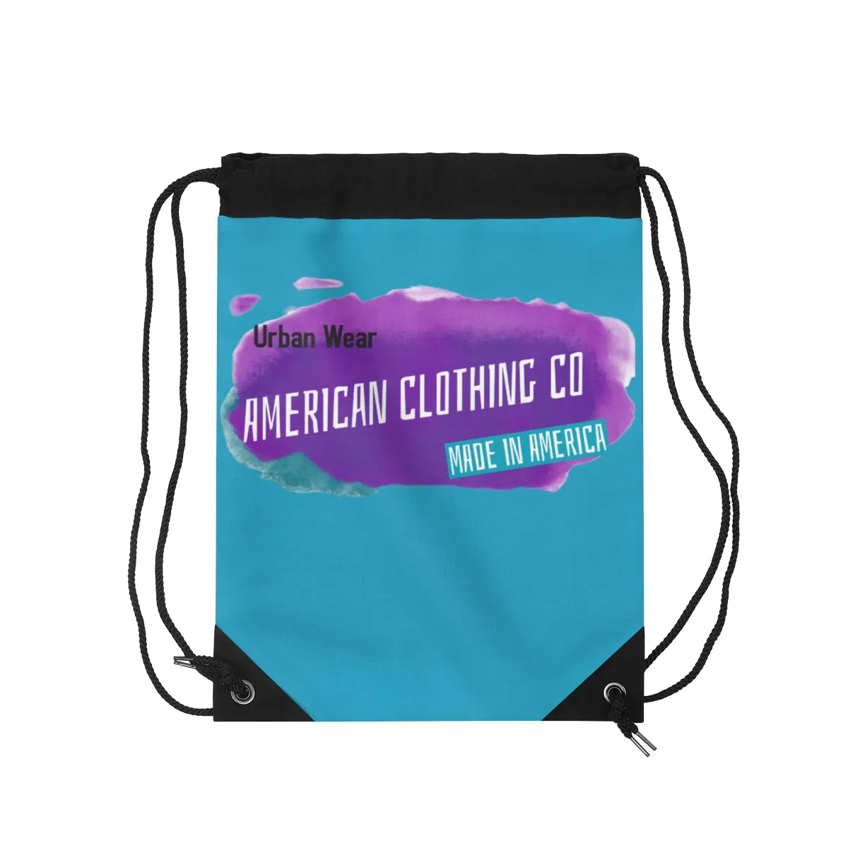 Drawstring Bag ( American Clothing Company Turquoise )