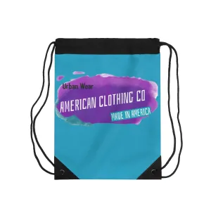 Drawstring Bag ( American Clothing Company Turquoise )