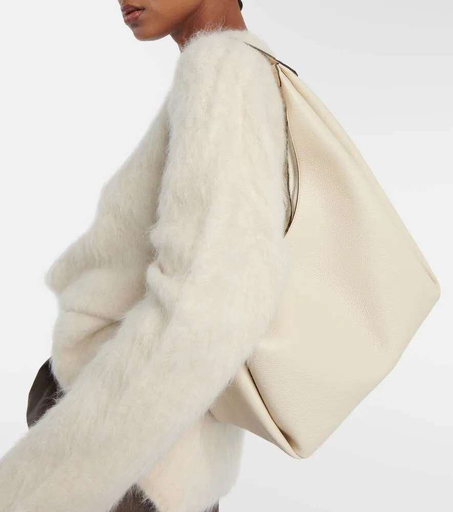 Large leather Toteme bag, white