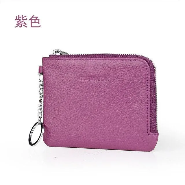 Mini Coin Purse Men's Leather Small Wallet