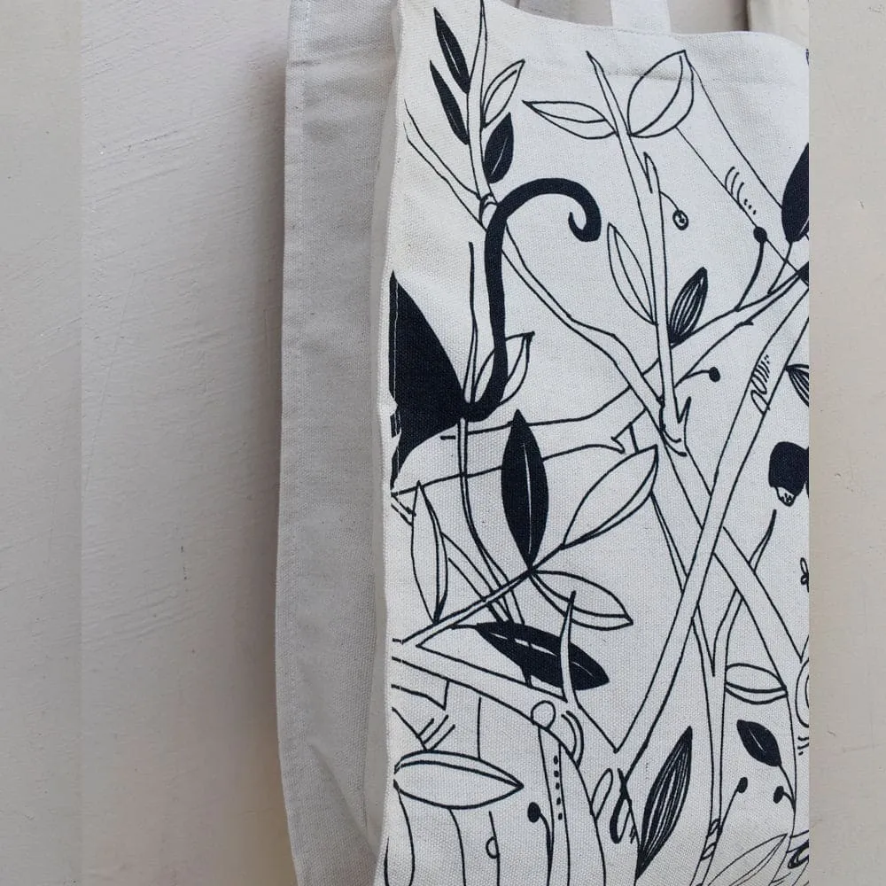 Monkey Canvas Tote