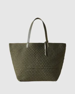 Naghedi Jetsetter Large Tote in Olive