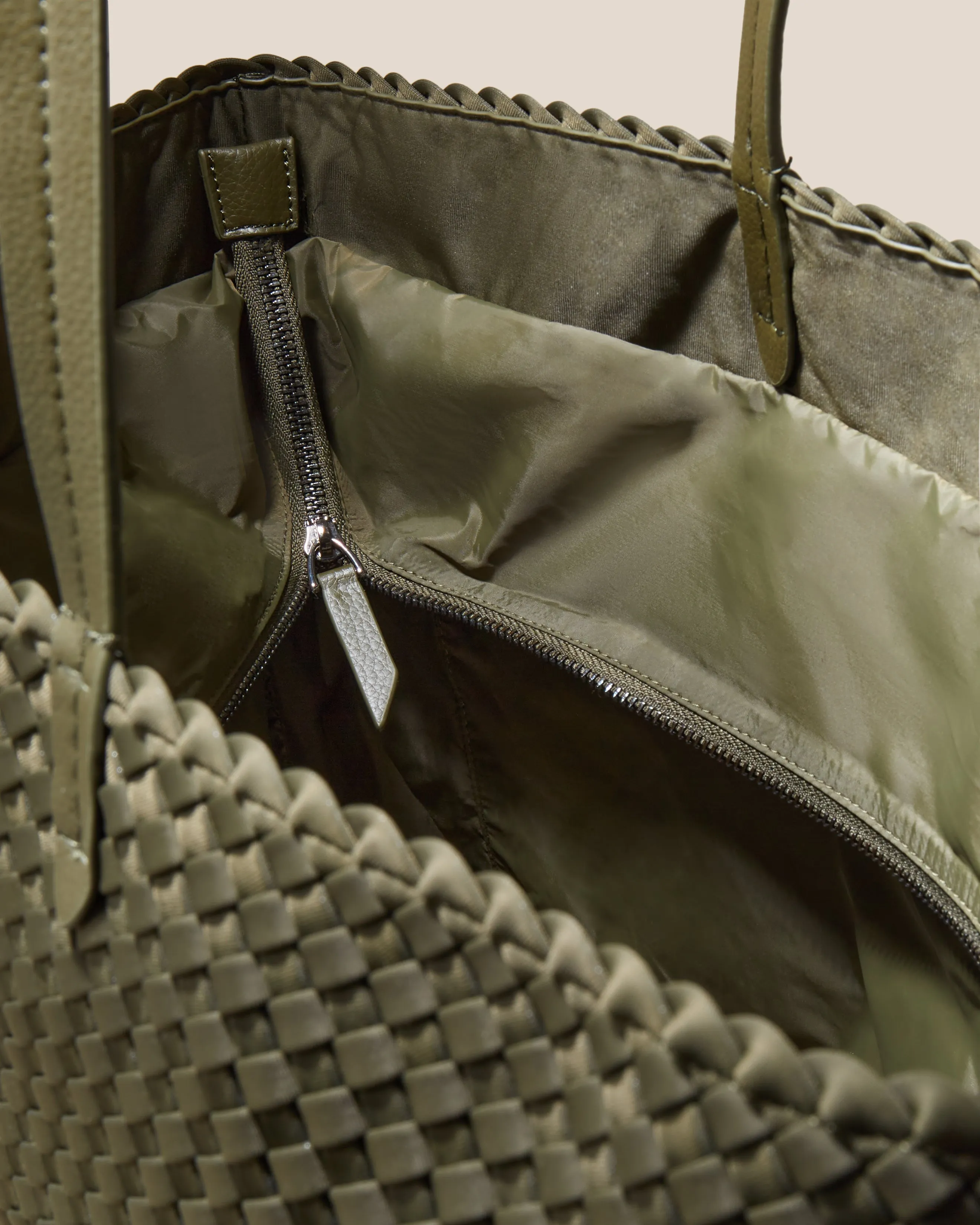 Naghedi Jetsetter Large Tote in Olive