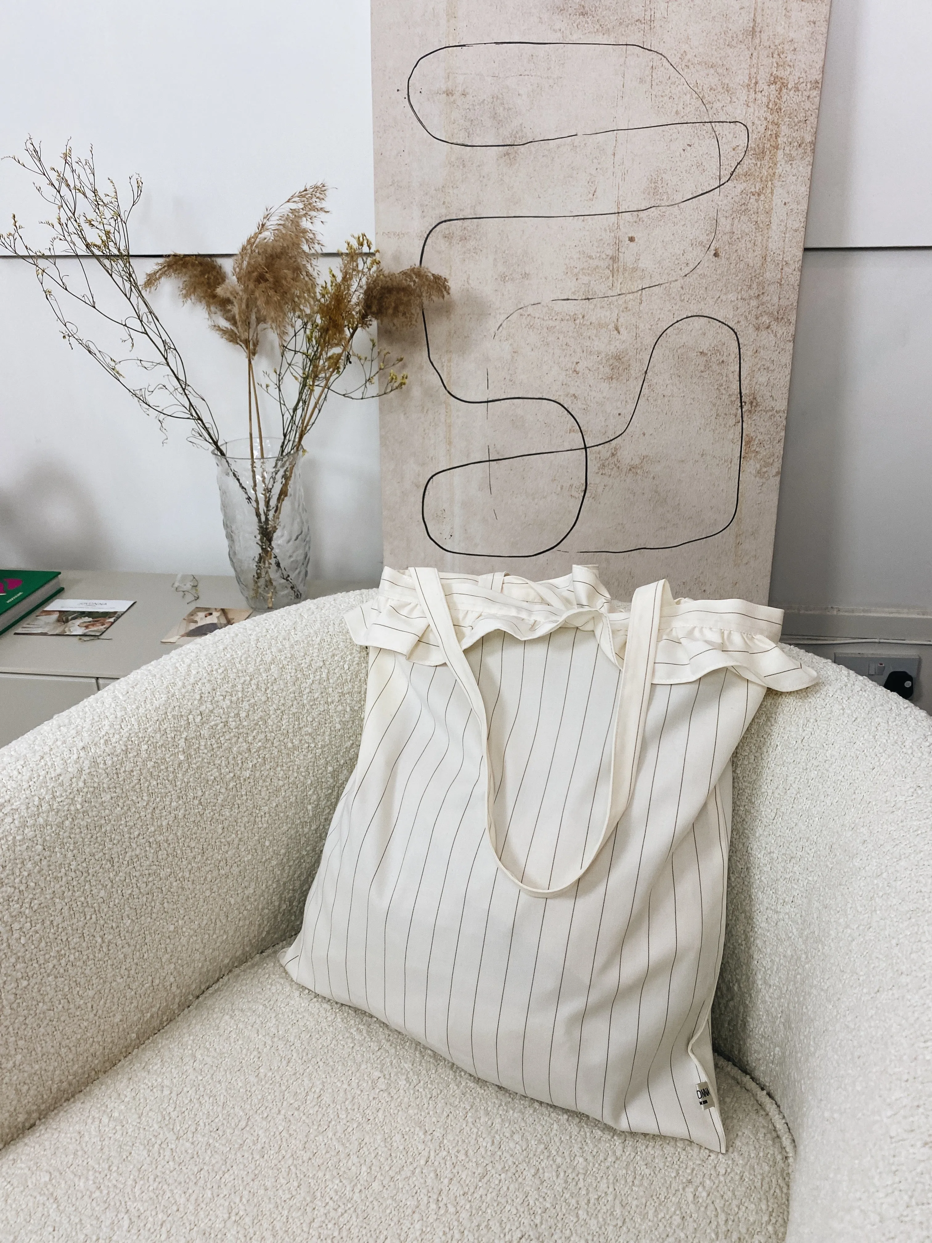 TOTE MADE WITH RECYCLED FABRIC
